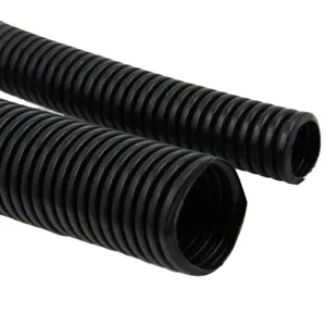 2023 Hot Sale Alta Qualidade Preto Nylon Corrugado Mangueira Tubos De Plástico Corrugate Pipe Bellows