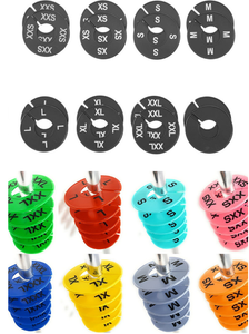 XXS ، XS ، S ، <span class=keywords><strong>M</strong></span> ، L ، XL ، XXL ، XXXL مقسمات خزانة مقسمة لتعليق الملابس - Product Image 4