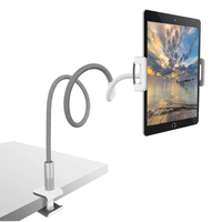 Support flexible pour tablette et téléphone en alliage d'aluminium - 360 °   Support universel rotatif pour téléphone portable