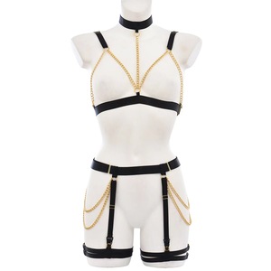 Hoge Kwaliteit Vrouwen Sexy Body Harnas Riem <span class=keywords><strong>Bd</strong></span> Sm Bondage Lingerie Jarretellederen Lingerie Gothic Fetisj Kleding - Product Image 3