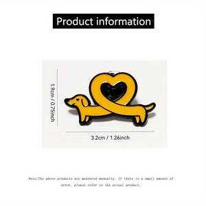 1 cá<span class=keywords><strong>i</strong></span> sáng tạo <span class=keywords><strong>Dachshund</strong></span> tình yêu quanh co huy hiệu, cá nhân phụ kiện thờ<span class=keywords><strong>i</strong></span> trang, mặt hàng hợp thờ<span class=keywords><strong>i</strong></span> trang cho những ngườ<span class=keywords><strong>i</strong></span> yêu thú cưng - Product Image 4