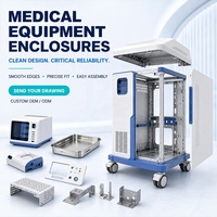 Pièces en tôle d'acier inoxydable OEM, découpe au laser, pliage, soudage, fabrication sur mesure, boîtier pour équipement médical