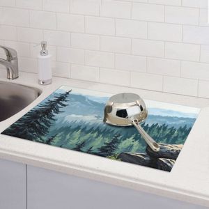 Custom Image <b>Large</b> Dish Drying <b>Mat</b> for Efficient Kitchen Storage - Product Image 4