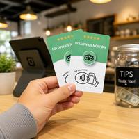 Carte intelligente sans contact personnalisée NFC RFID ISO, étanche, pour restaurant, commerce de détail, événement