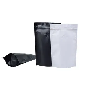 M-star fabrika taşınabilir marka gıda kahve fındık çay paketi için ayakta duran torba vana fermuar kahve paketleme çantası