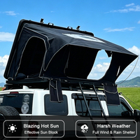 Tente de toit imperméable pour camping en plein air, équipement de camping, tente de toit rigide en aluminium pour camion 4x4
