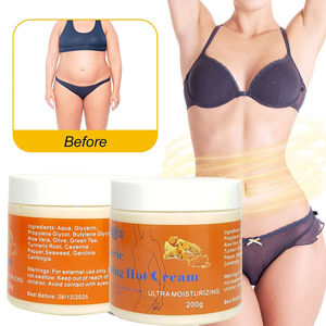 Crème chauffante biologique anti-graisse naturelle crème de taille anti-cellulite brûlante 3 jours perte de poids crème amincissante brûlant la graisse du ventre - Product Image 1