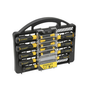 Stanley <b>Screwdriver</b> <b>Set</b> 34 Pc With Case And <b>Bits</b> For Home And Workshop Use - Product Image 1
