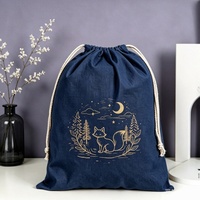 Sac à cordon personnalisé en toile imprimée, motif dessin animé, écologique et recyclé, pochette de rangement unisexe, sac d'emballage en gros