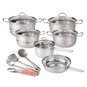 Juego de Utensilios de Cocina de Acero Inoxidable, <span class=keywords><strong>Ollas</strong></span> <span class=keywords><strong>y</strong></span> <span class=keywords><strong>Sartenes</strong></span> a Precio Económico - Product Image 2