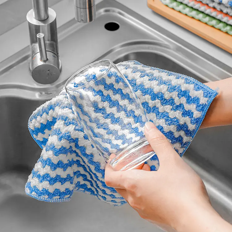 мытья посуды утолщенные катионные тряпки антипригарное масло не теряет впитывающие волосы кухонные салфетки для чистки стола