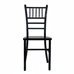 Chaises de Salle à Manger Chiavari en Métal Noir - Product Image 1