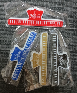 Pince à partitions en plastique en gros, motif clavier de piano, support de partitions pour instruments de musique OEM/ODM - Product Image 6
