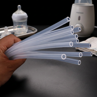 Tuyau flexible transparent en silicone de qualité alimentaire 5*8mm pour accessoires de distributeur d'eau