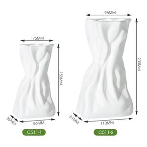 ताजा हाइड्रोपोनिक सिमुलेशन फूल व्यवस्था क्रीम पवन कपड़ा बैग ट्यूलिप के साथ लिविंग रूम सजावट के लिए - Product Image 4