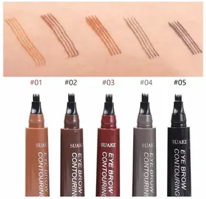 Hot Selling Net Red Eyebrow Shaping Four Pointed Eyebrow Pencil Not Easy To Fade Eyebrow Dye Cream