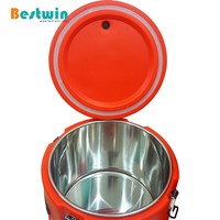 Seau isotherme en acier inoxydable pour café, lait, thé, boissons, 20-60L, pour la restauration, bar, distributeur de boissons, baril isolé en plastique