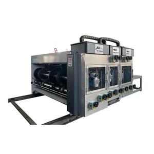 Tấ<span class=keywords><strong>m</strong></span> sóng hộp carton là<span class=keywords><strong>m</strong></span> bán tự động chuỗi trung chuyển in carton flexo in khí<span class=keywords><strong>a</strong></span> <span class=keywords><strong>M</strong></span>áy cắt chết - Product Image 1