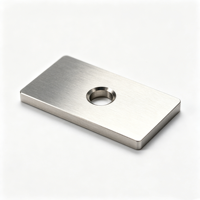 Service d'usinage CNC pour joints de fixation de portes et fenêtres en aluminium 6061/7075, pièces de connexion pour quincaillerie de meubles, butée de porte d'armoire
