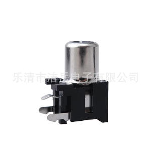 Connecteur RCA Phono 6 mm à montage sur panneau, 2 broches, prise audio-vidéo, modèle OF - Product Image 3