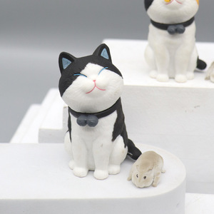7cm 8 cái/bộ Mini Siamese mèo Manga bức tượng bức tượng PVC <span class=keywords><strong>h</strong></span>ình động vật bắt gachapon <span class=keywords><strong>H</strong></span>ộp trứng trò chơi giải thưởng đồ chơi - Product Image 5