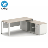 Bureau de direction moderne en bois LIWEI, table de bureau ergonomique, extensible, durable, anti-rayures, luxueux