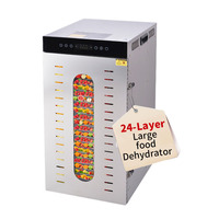 Lerford FD-08B Multifunctionele, eenvoudig te bedienen, industriële voedseldroger met hoge capaciteit, dienbladdroger, multi-voltage, SUS304 1