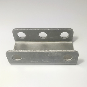 U-Shaped Angle <b>Bracket</b> Carbon Steel Stamped Metal Hardware For <b>Shelf</b> Support Connectors - Product Image 2