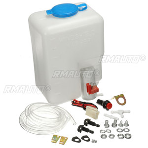 12V <b>Car</b> Windshield <b>Washer</b> Bottle Kit Water Tank <b>Washer</b> Reservoir Pump Bottle Kit Universal Windscreen Wiper Assembly - Product Image 2