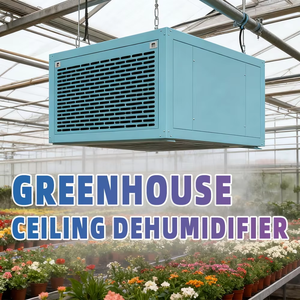 Deshumidificador Industrial Comercial de 498L/D de Alta Capacidad, Deshumidificador de Acero Inoxidable para Cuartos de Cultivo e Invernaderos para Agricultura Interior - Product Image 1