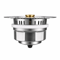Filtre de vidange pour évier de cuisine en acier inoxydable 304, maille fine, anti-colmatage, réutilisable, facile à nettoyer