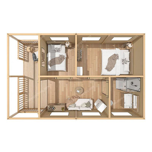 Marco <span class=keywords><strong>de</strong></span> madera <span class=keywords><strong>Aries</strong></span> al aire libre <span class=keywords><strong>de</strong></span> lujo desierto africano Camping Glamping lienzo Safari Resort Hotel tienda casa con baño - Product Image 4