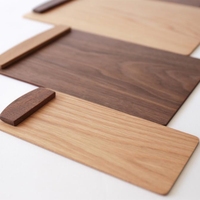 Carpeta de archivos magnética vintage al por mayor, carpeta de menú de mesa, Portapapeles de madera personalizado con soporte extraíble para restaurante