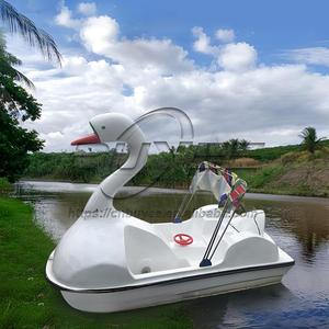 Prix d'usine bon marché Équipement de loisirs nautiques nouvellement conçu 2 sièges Bateaux à pédales Swan à vendre - Product Image 1