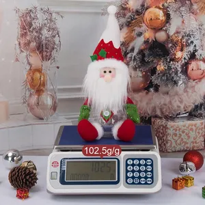 Santa Claus Snowman <b>Christmas</b> Candy <b>Box</b> Plush Toy Decorative Ornaments for Gift Storage and Home Decor - Product Image 3