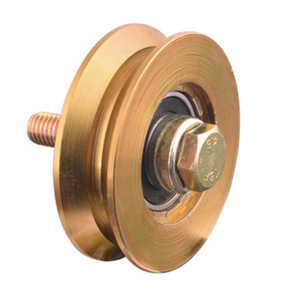 Roulettes de <span class=keywords><strong>porte</strong></span> <span class=keywords><strong>coulissante</strong></span> de cuisine Joinwin en acier robuste et alliage de zinc doré, type cantilever - Product Image 1
