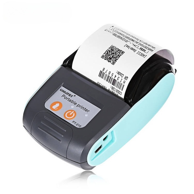 58mm Thermal Receipt Printer Portable Wireless Mini Android/iOS POS Systems Stock Thermal Receipt Paper Compatible 1500mAh