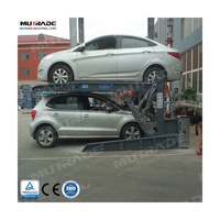 Lève-voiture double colonne pour 2 véhicules, capacité 2000 kg, pour parking résidentiel intérieur