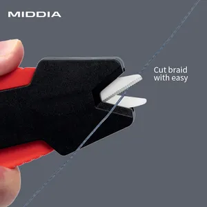 MIDDIA Fishing Scissors Portable Fish Line Cutter Snip Cutter Fishing Line Cutters With Retractable Leash