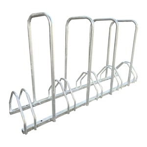 Support de vélo rond en acier galvanisé à chaud pour extérieur, pour parcs publics, pour le rangement des vélos - Product Image 1