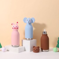 Prix d'usine, vente en gros, gourde isotherme pour enfant de 500 ml, motif de dessin animé mignon, écologique, en acier inoxydable 316, marque personnalisée, en vrac pour garçons