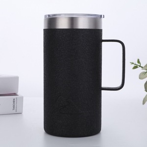 Üretici sıcak satış 20oz vakum kahve kulplu bardak vakum yalıtımlı paslanmaz çelik seyahat kupası isıtıcı araba kupası - Product Image 3