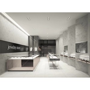 Jewelry Watch Luxury Goods Shop Interior Design Full Room Customization Glass Display Cabinet Jewelry Showcase Store Decoration - Product Image 1