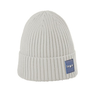 หมวกไหมพรมปักลายโลโก้แบบกำหนดเองสำหรับฤดูหนาว - Product Image 2