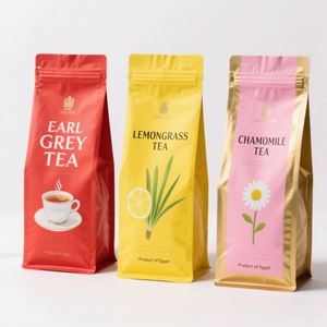 Bolsa de Vacío de Plástico Reciclado de Grado Alimenticio Personalizada con Impresión de Serigrafía para Envasado de Chocolate, Leche, Gelatina y Alimentos Enlatados - Product Image 1