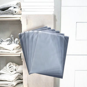 Customized Transparent Plastic Zip Lock <b>Bag</b> Frosted Zipper for Clothing-T-shirts and Skirts for Supermarket and Exhibition Use - Product Image 3