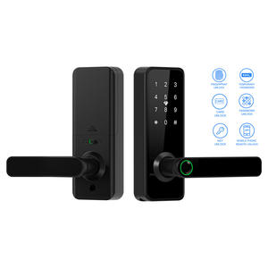 Serrure intelligente à empreintes digitales HanDaily TTlock avec application Tuya, contrôle à distance, carte IC, mot de passe temporaire, <span class=keywords><strong>pour</strong></span> chambres à coucher, bureaux - Product Image 1