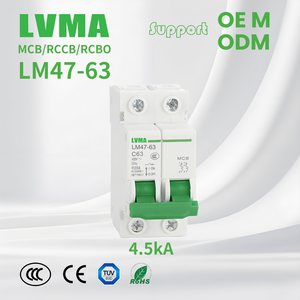 Миниатюрный автоматический выключатель LM 4.5kA, модульный Din-рейка 1P 2P 3P 4P 1A 2A 3A 4A 6A 6A 10A 16A 20A 25A 32A 40A 50A 63A 80A 100A 125A - Product Image 2