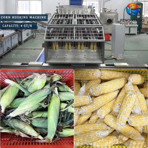 Chaîne de traitement industrielle Fengxiang pour l'épluchage, le battage, le lavage, la blanchiment et le séchage à l'air du maïs frais et du maïs doux - Product Image 2