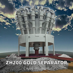 Separador de Minerais Cyclone Gold Pressurizado Essencial para Mineração com Componentes Principais de Engrenagem e PLC - Product Image 2